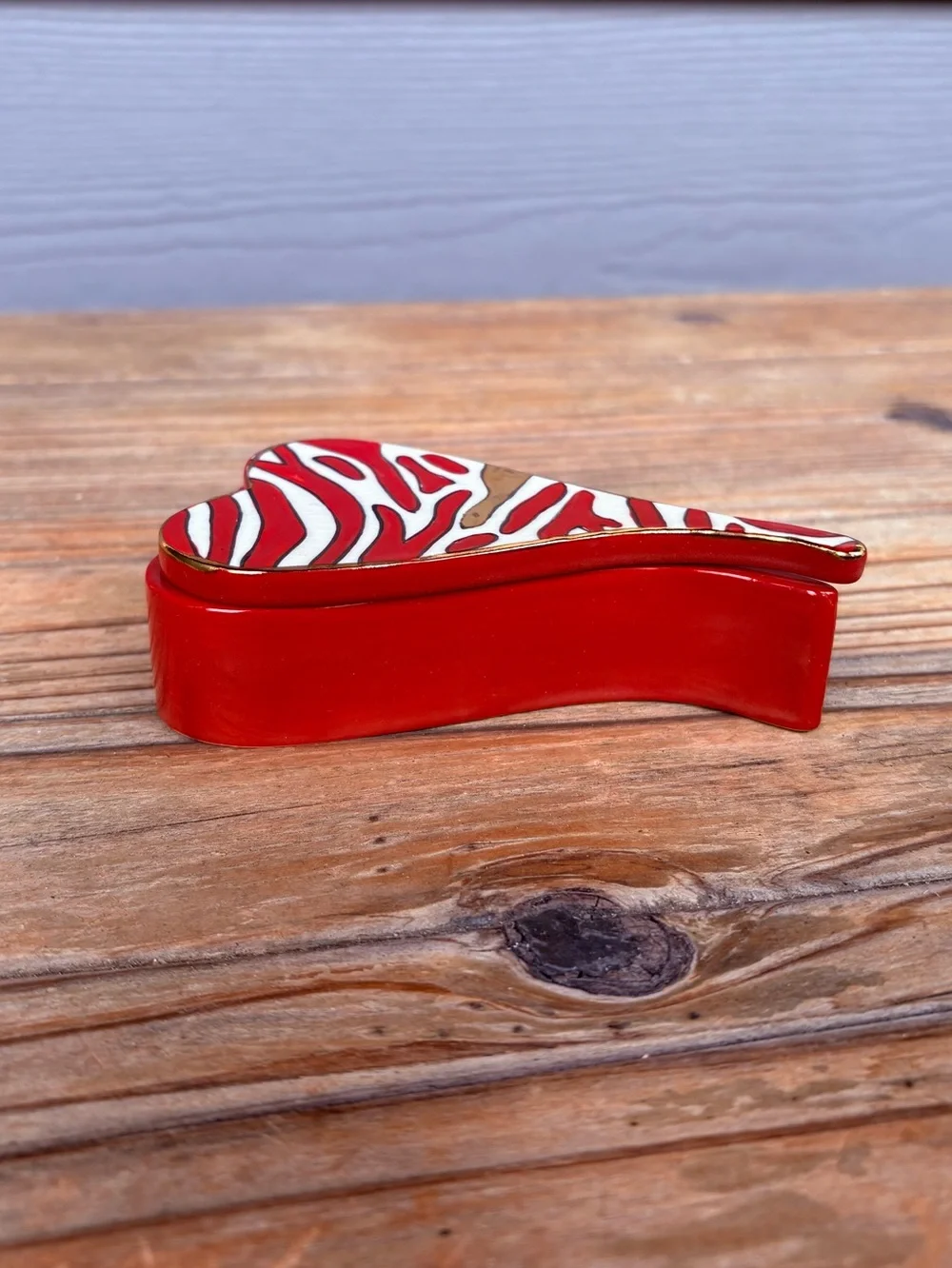 Blue Sky Clayworks Studio Heather Goldminc 2006 Wild at Heart Trinket Box